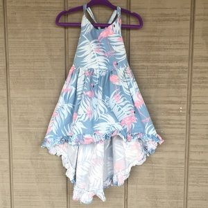 High Low Flamingo Dress